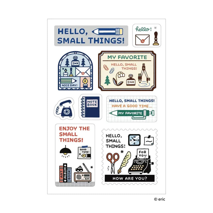 Sanby Eric Muli-Sticker Small Things - My Desk Stickers Sanby 