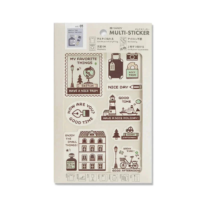 Sanby Eric Muli-Sticker Small Things - Have Fun! Stickers Sanby 