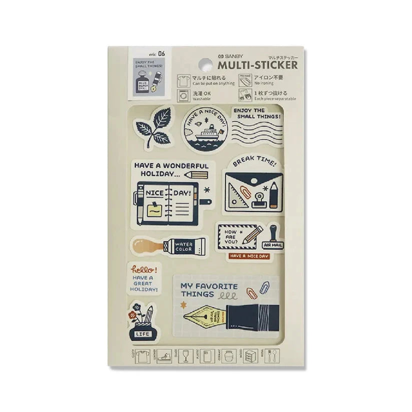 Sanby Eric Muli-Sticker Small Things - Good Time Stickers Sanby 