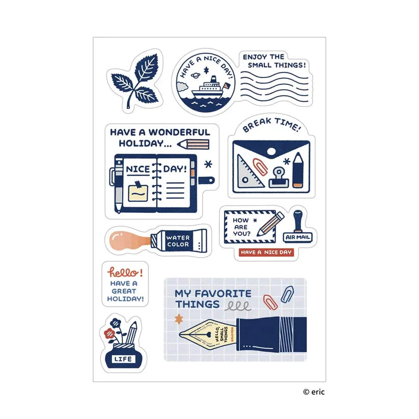 Sanby Eric Muli-Sticker Small Things - Good Time Stickers Sanby 
