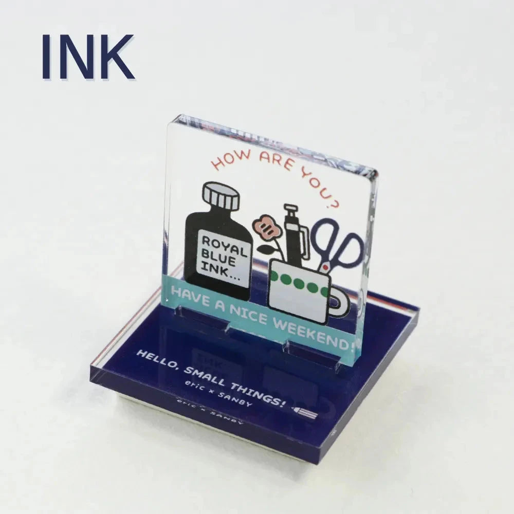 Sanby Eric Small Things Acrylic Stand Stamp - Ink Stamps Sanby 