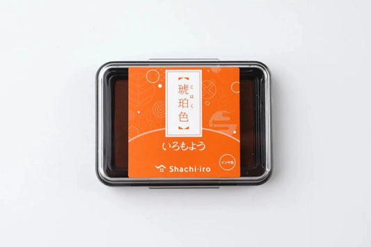 Shachihata Oil Based Iromoyo Ink Pads Ink Pad Shachihata Amber 
