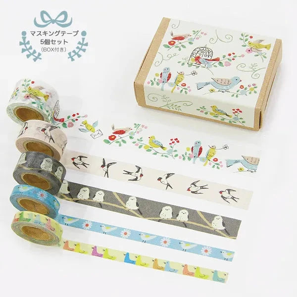 Shinzi Katoh - Petit Masu Box Stickers Shinzi Katoh Birds 