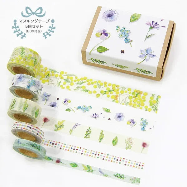 Shinzi Katoh - Petit Masu Box Stickers Shinzi Katoh Botanical 