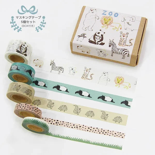 Shinzi Katoh - Petit Masu Box Stickers Shinzi Katoh Zoo 