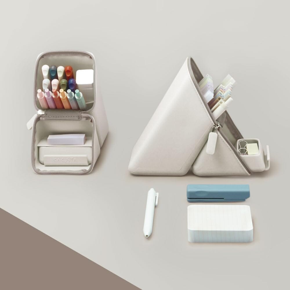 Kakusta Wide Portable Pen Holder - Grey Storage Kakusta 