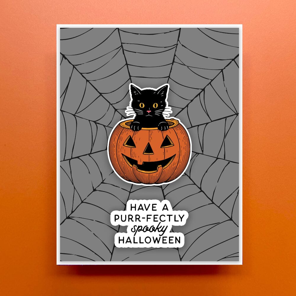 Simon Hurley create. Cling Mount Rubber Background Stamp - Spiderweb