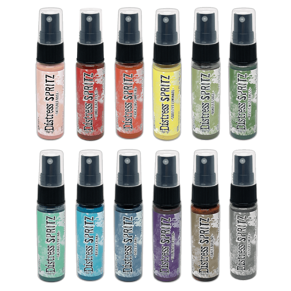 Tim Holtz Distress® Final 12 Spritz Bundle Sprays Distress 