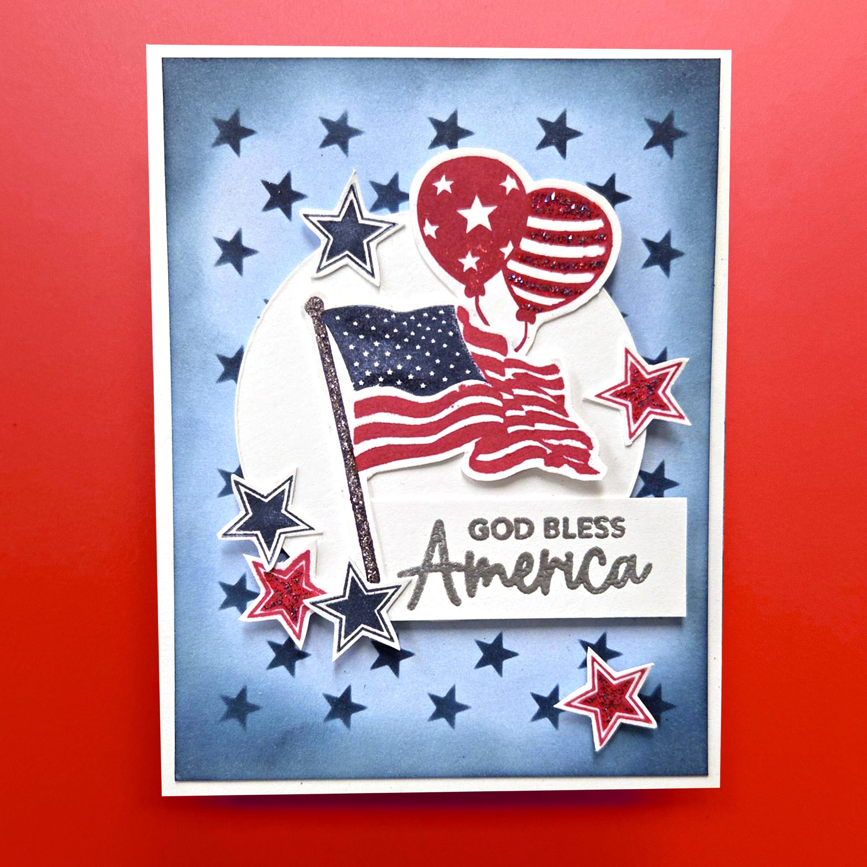 Make-It™ Clear Stamp Set, Americana Stamps Make It 