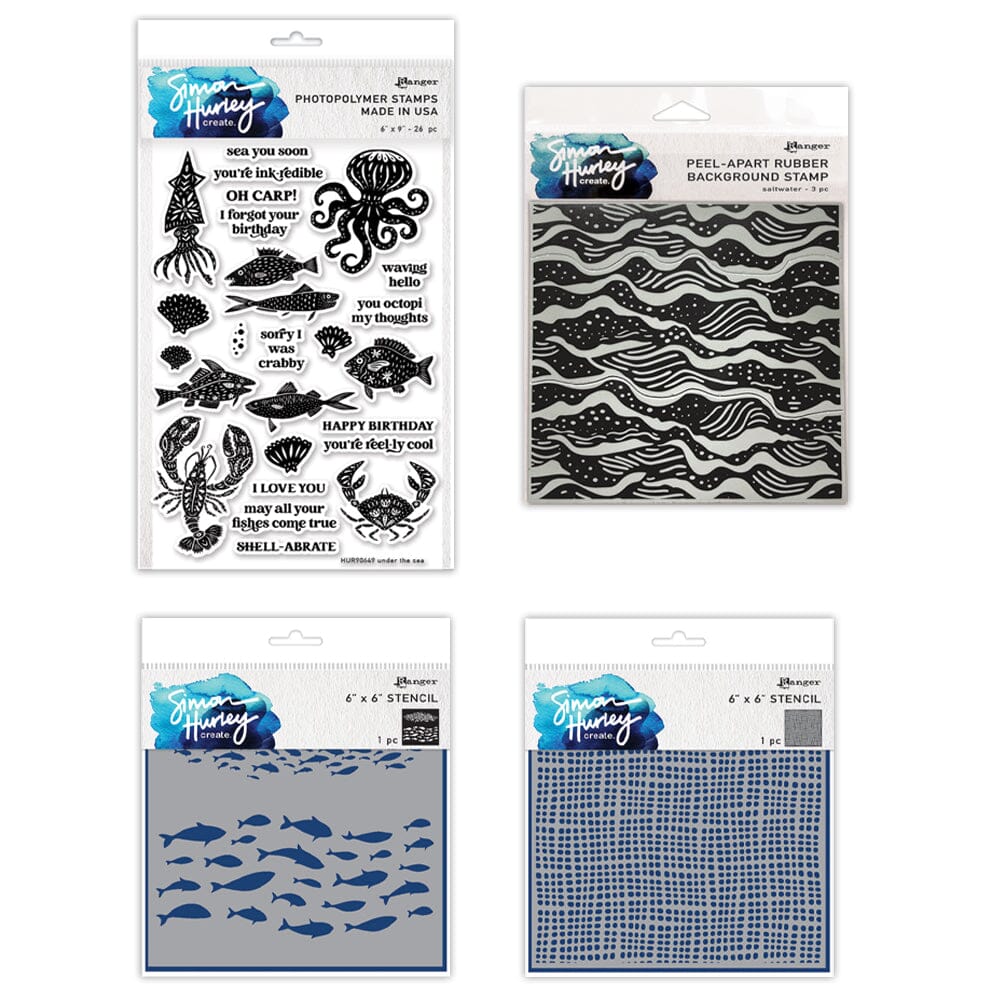 Simon Hurley create. Stamps & Stencils Bundle Stamps Simon Hurley 