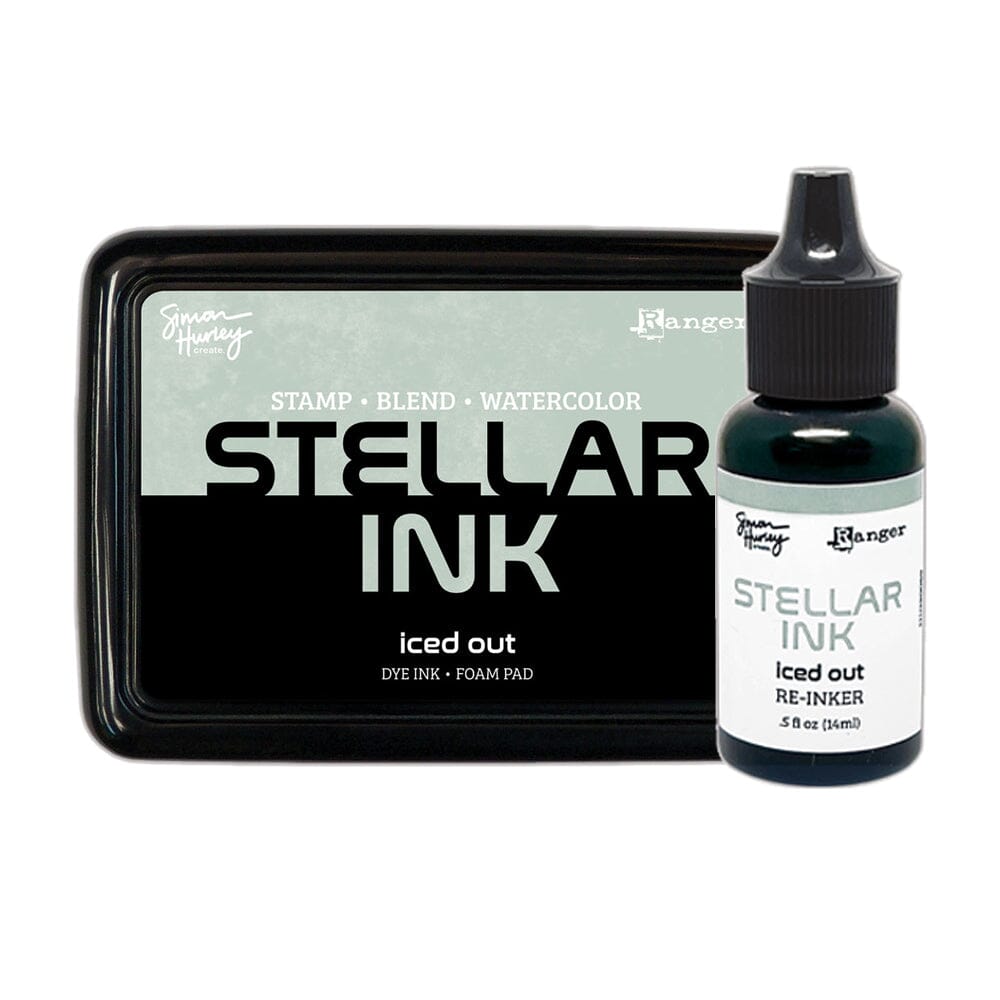 Simon Hurley create. Stellar Foam Dye Ink Pad & Reinker, Iced Out Bundles Simon Hurley 