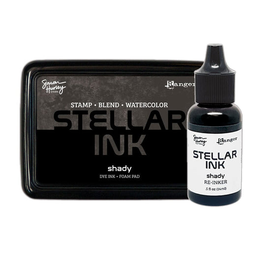 Simon Hurley create. Stellar Foam Dye Ink Pad & Reinker, Shady Bundles Simon Hurley 