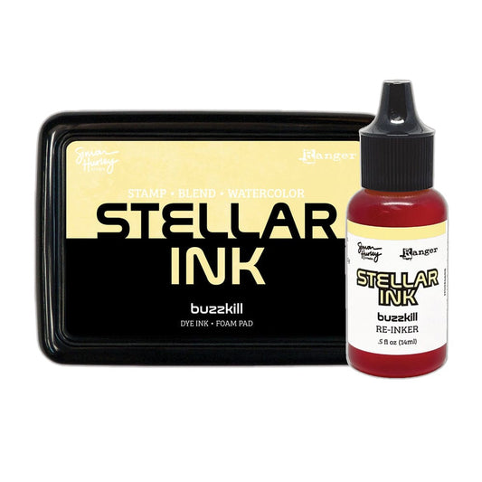 Simon Hurley create. Stellar Foam Dye Ink Pad & Reinker, Buzzkill Bundles Simon Hurley 