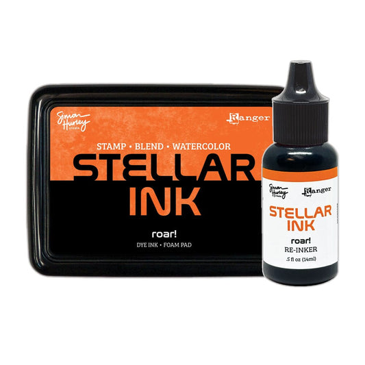Simon Hurley create. Stellar Foam Dye Ink Pad & Reinker, Roar! Bundles Simon Hurley 