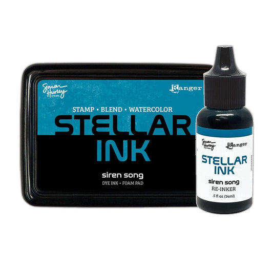 Simon Hurley create. Stellar Foam Dye Ink Pad & Reinker, Siren Song Bundles Simon Hurley 