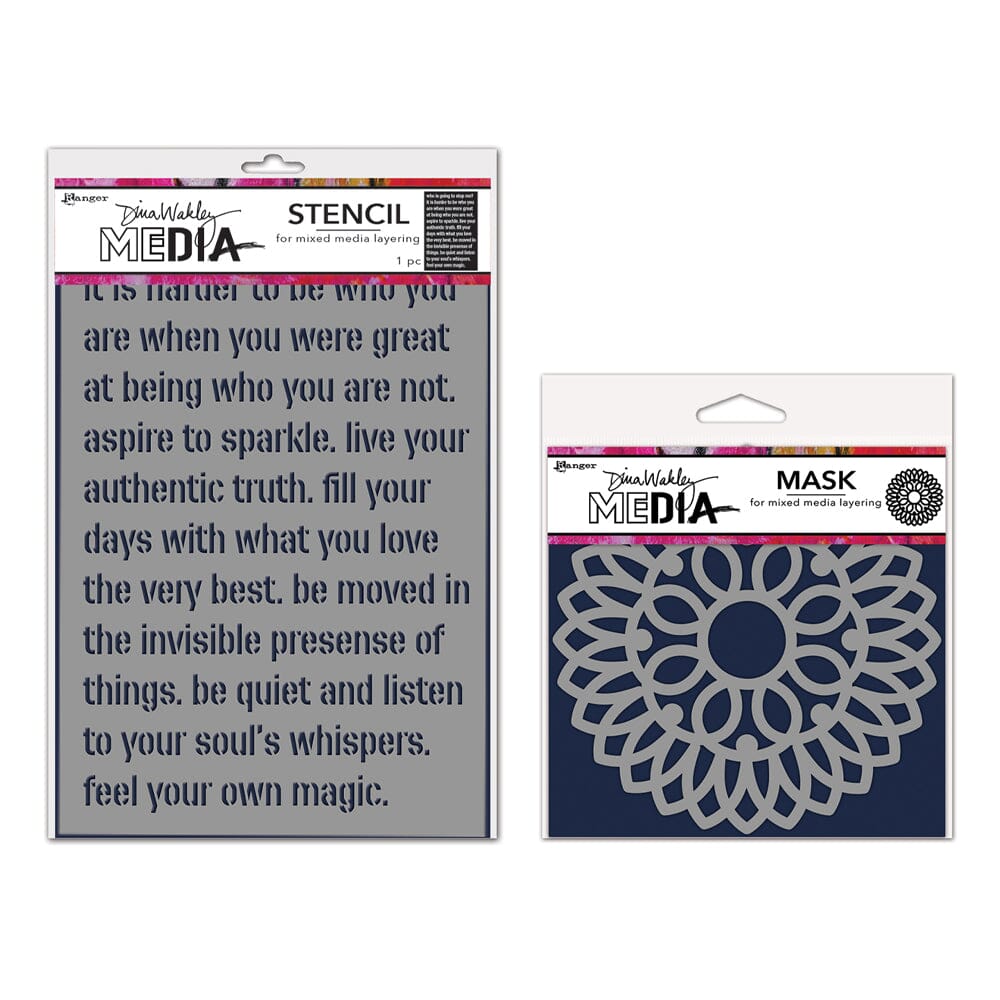 Dina Wakley Media Pointy Doily and Feel Your Magic Bundle Bundles Dina Wakley Media 