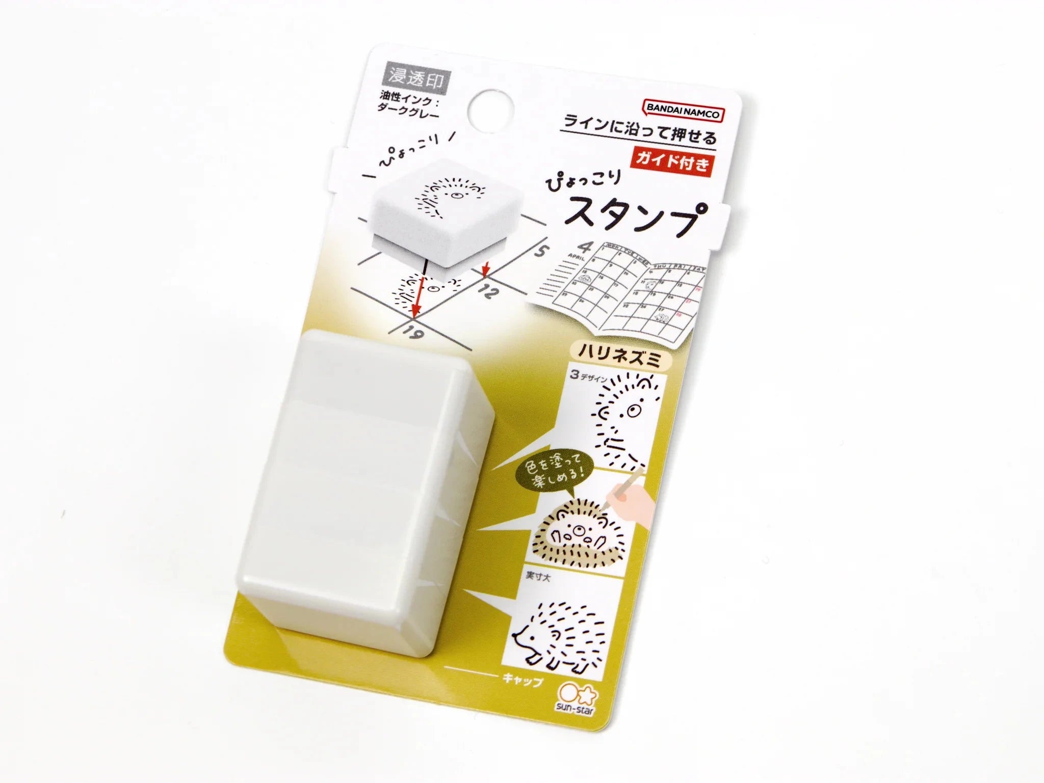 Sun-Star 3-in-1 Animal Stamp Stamps Sun-Star Hedgehog 