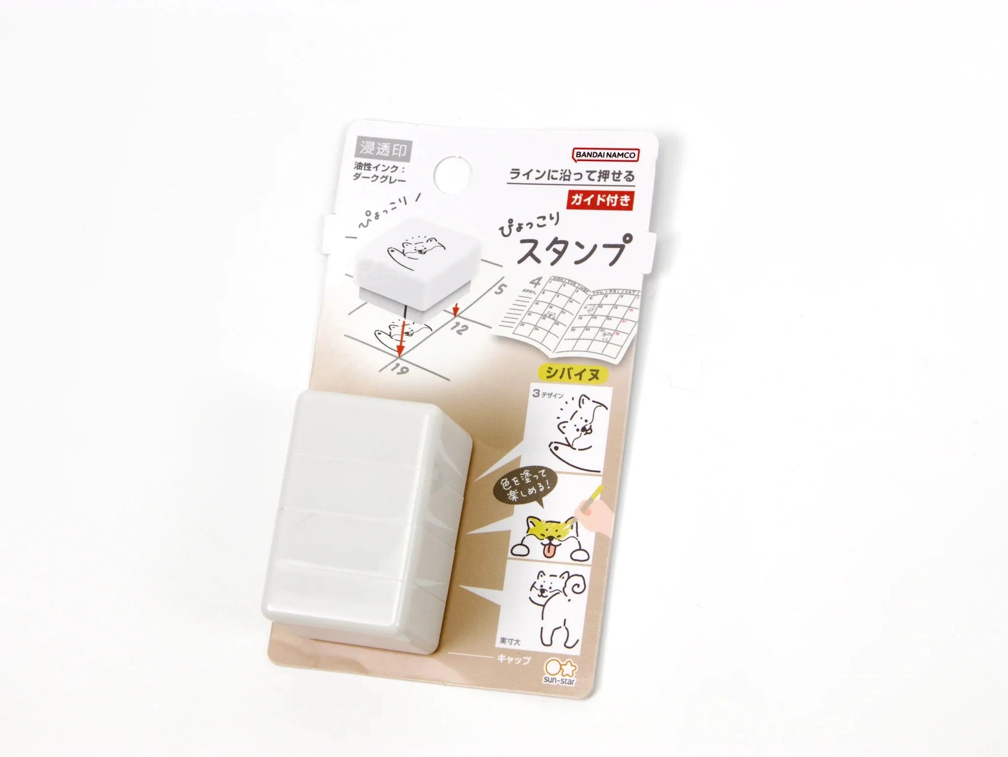 Sun-Star 3-in-1 Animal Stamp Stamps Sun-Star Shiba Inu 