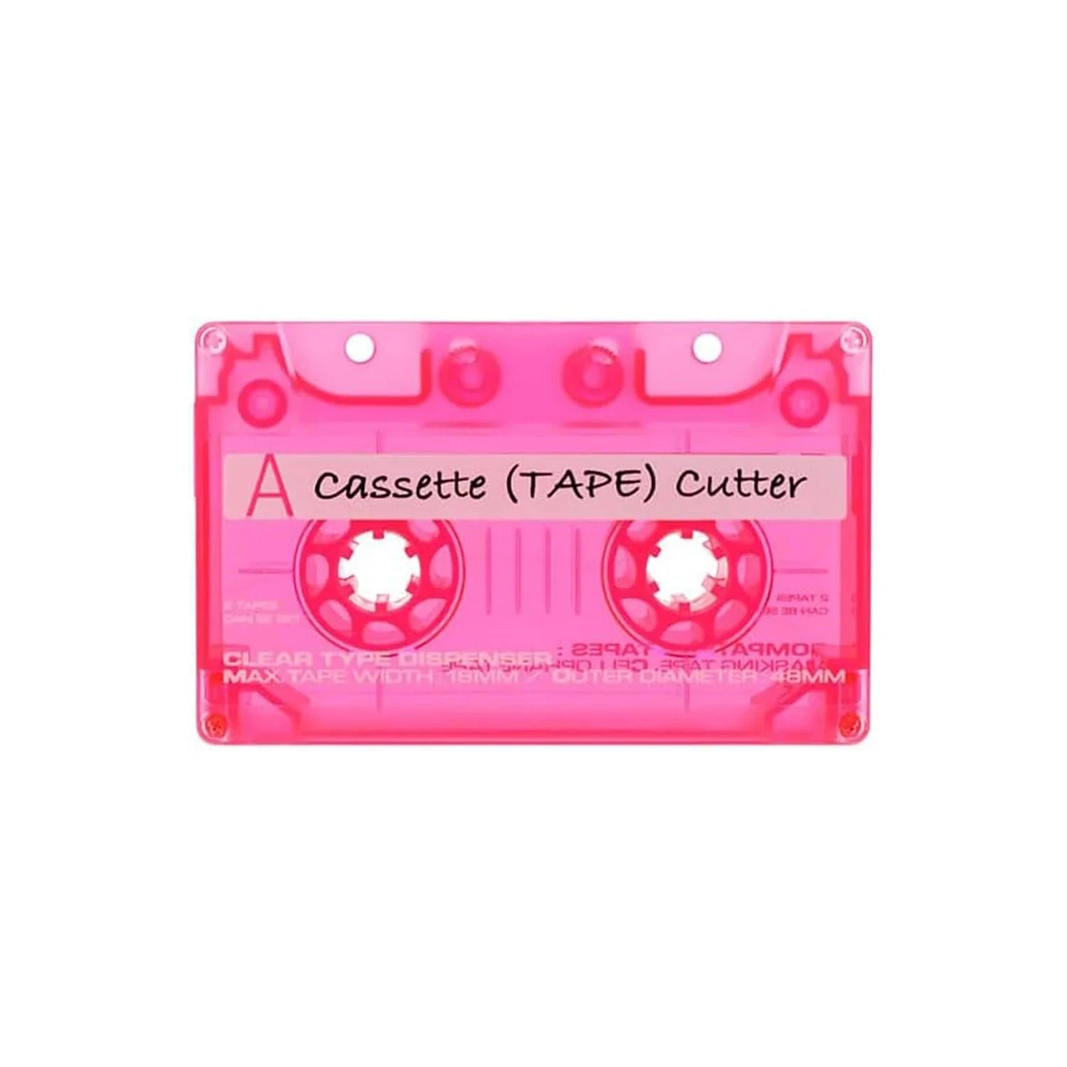 Sun-Star Cassette Tape Cutter Clear Pink Tools & Accessories Sun-Star 