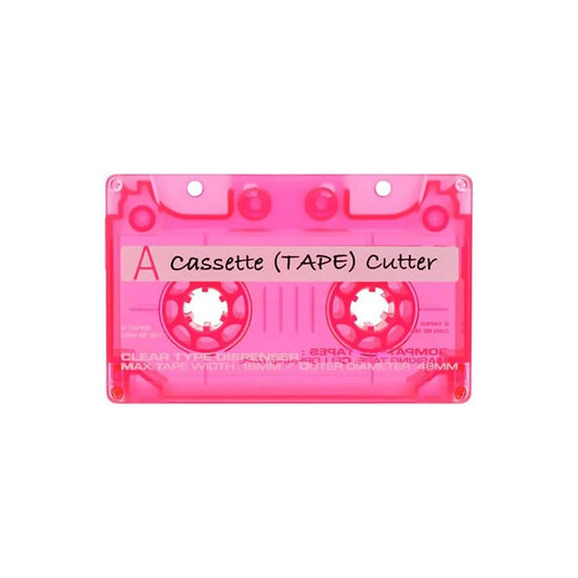 Sun-Star Cassette Tape Cutter Clear Pink Tools & Accessories Sun-Star 