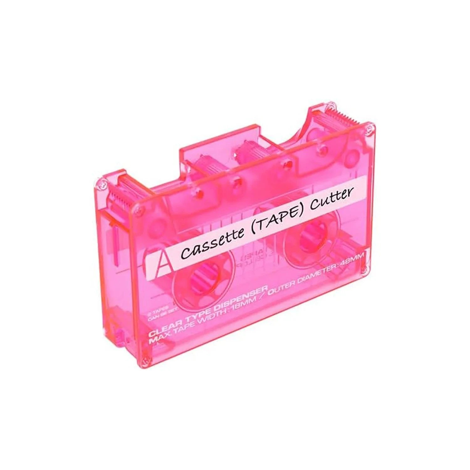 Sun-Star Cassette Tape Cutter Clear Pink Tools & Accessories Sun-Star 