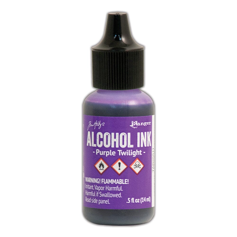 Purple Mix Alcohol Ink Tumbler