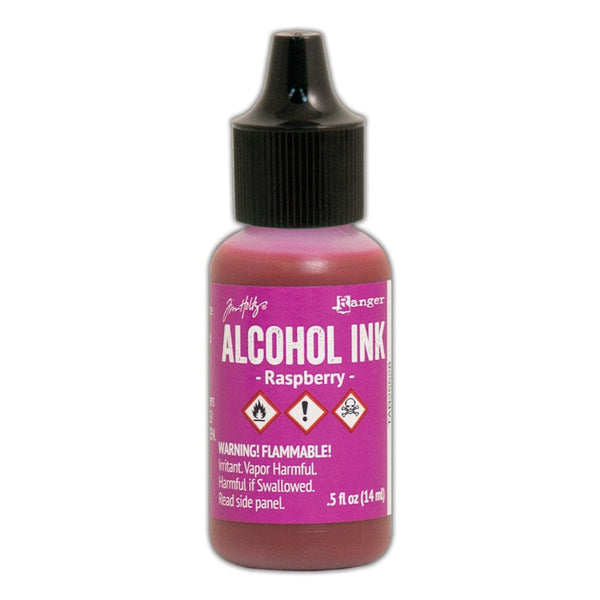 Tim Holtz® Alcohol Ink Raspberry, 0.5oz Ink Alcohol Ink 