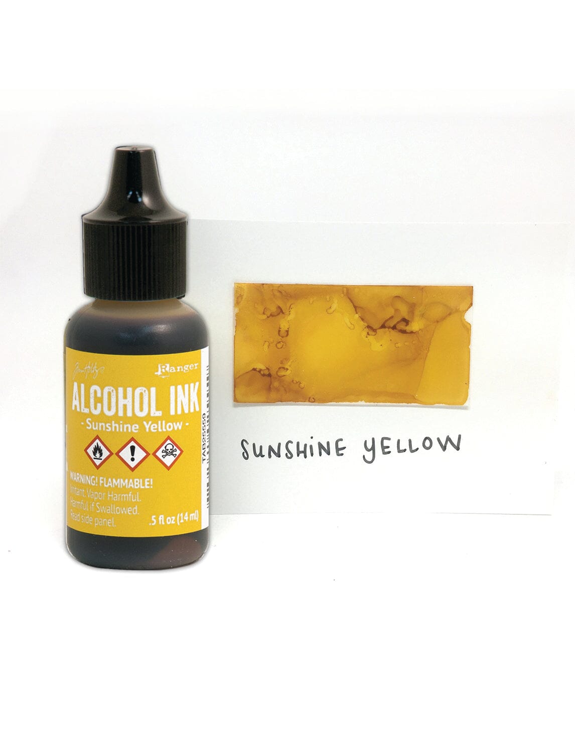 Tim Holtz® Alcohol Ink Sunshine Yellow, 0.5oz Ink Alcohol Ink 