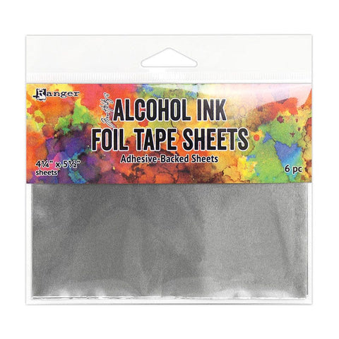 Tim Holtz® Alcohol Ink Foil Tape Sheets, 4.25" x 5.5" Surfaces Alcohol Ink 