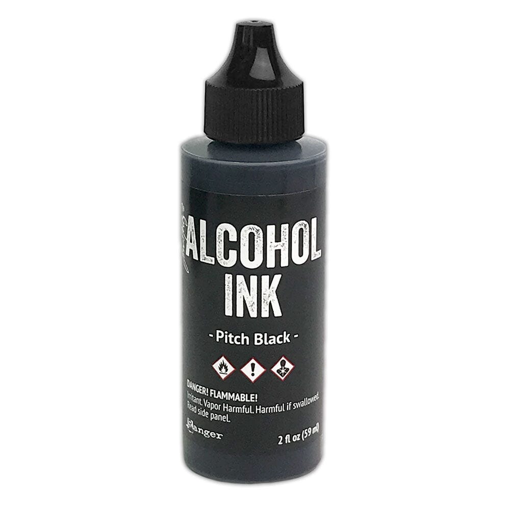 Tim Holtz Alcohol Ink - Pitch Black 2 oz.