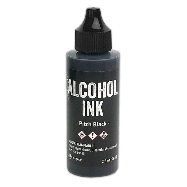 Tim Holtz® Alcohol Ink Pitch Black, 2oz Ink Alcohol Ink 