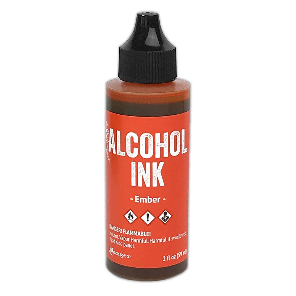 Ranger Alcohol Ink Bundles - Larger 2oz. Bottles of Alcohol Ink with PTP  Flash Deals Blending Sticks FIRE: Crimson, Dandelion, Ember