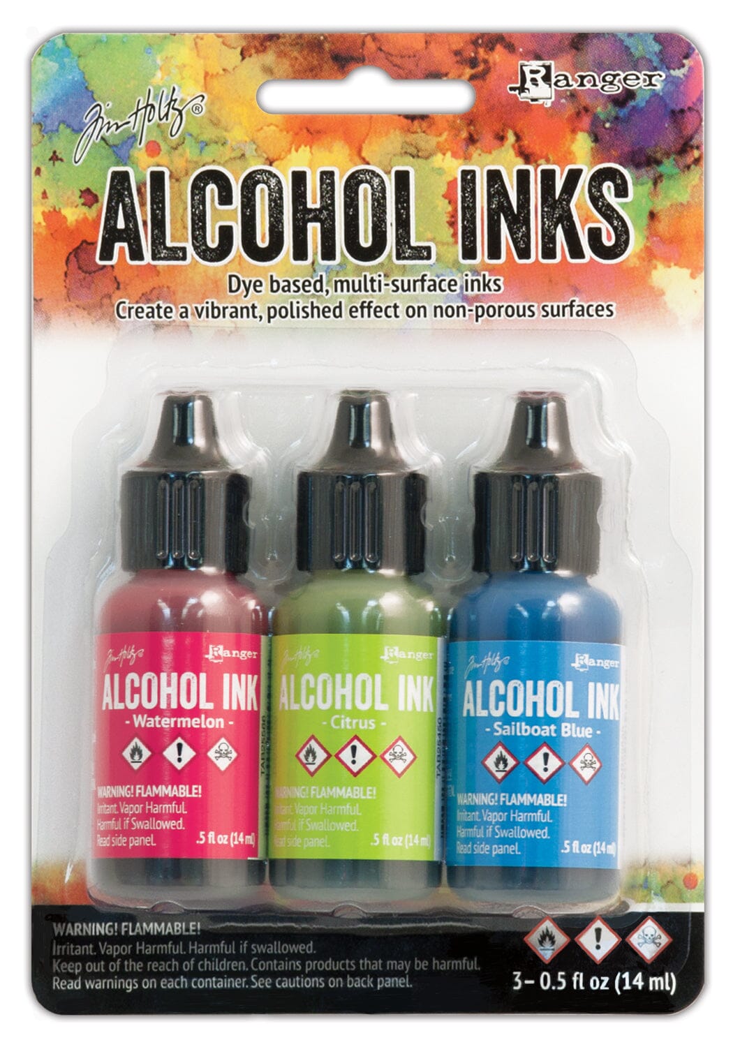 Ranger Ink Tim Holtz Alcohol Ink, Dockside Picnic Set of 3 - The Art  Store/Commercial Art Supply
