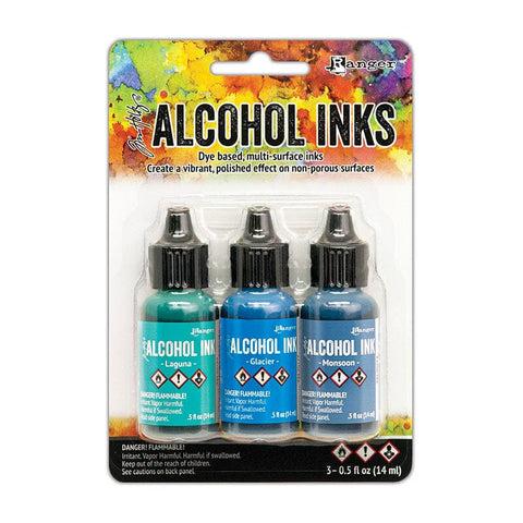 Tim Holtz® Alcohol Ink Kit - Teal/Blue Spectrum Kits Alcohol Ink 
