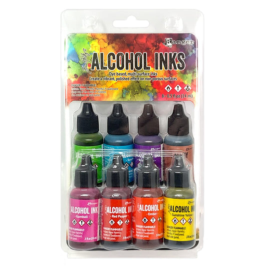 Tim Holtz® Alcohol Ink Kit - Spectrum Bright 8pk Kits Alcohol Ink 
