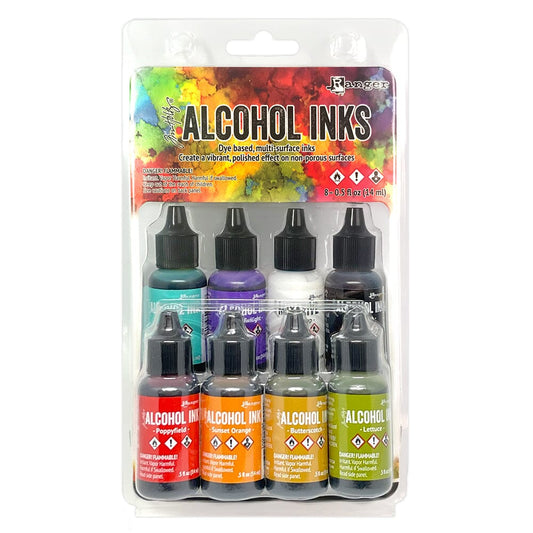 Tim Holtz® Alcohol Ink Kit - Spectrum Classic 8pk Kits Alcohol Ink 