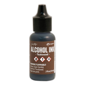 Tim Holtz® Alcohol Ink Teakwood, 0.5oz Ink Alcohol Ink 
