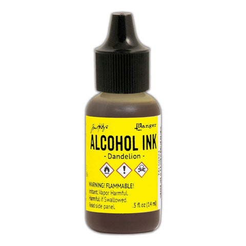 Tim Holtz® Alcohol Ink Dandelion, 0.5oz Ink Alcohol Ink 