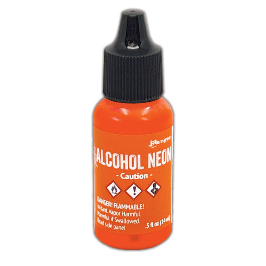 Tim Holtz® Alcohol Neon Caution, 0.5oz Ink Alcohol Ink 