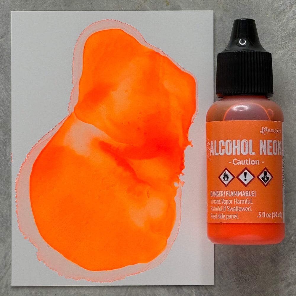 Tim Holtz® Alcohol Neon Caution, 0.5oz Ink Alcohol Ink 
