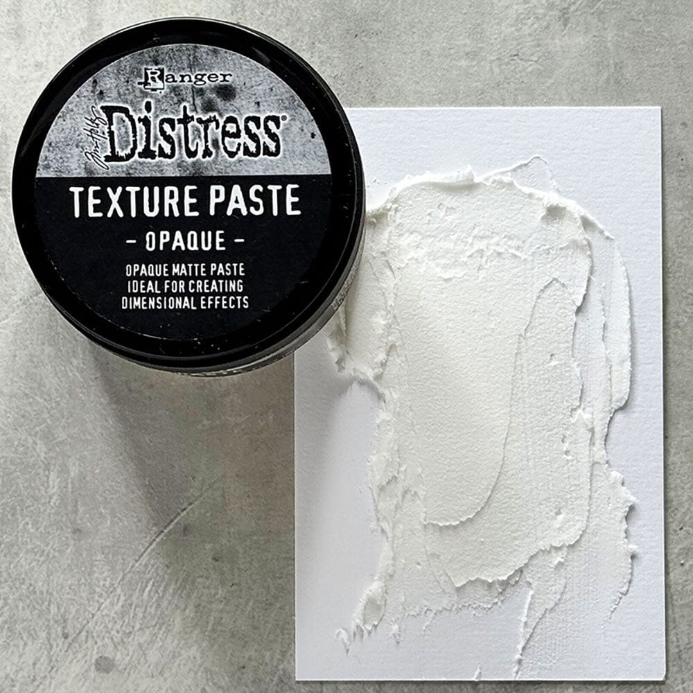 Tim Holtz Distress® Texture Paste Opaque, 3oz Adhesives & Mediums Distress 