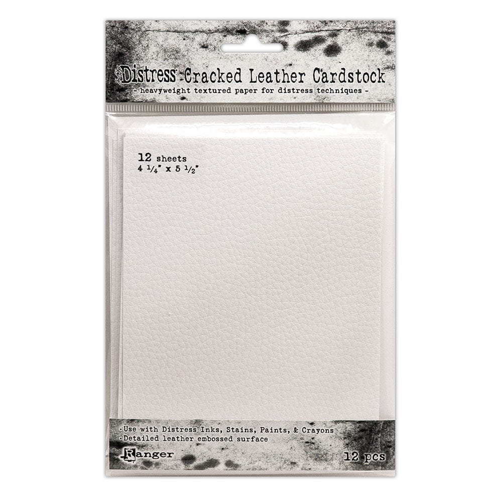 Tim Holtz Distress® Cracked Leather Paper Cardstock 4.25