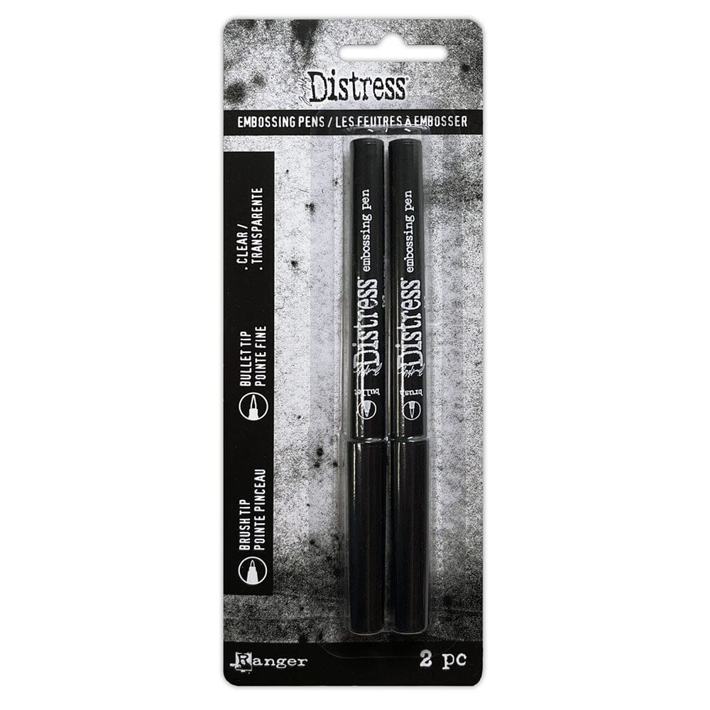 Ranger Inkssentials Emboss It Pens, Black/Clear - 2 count