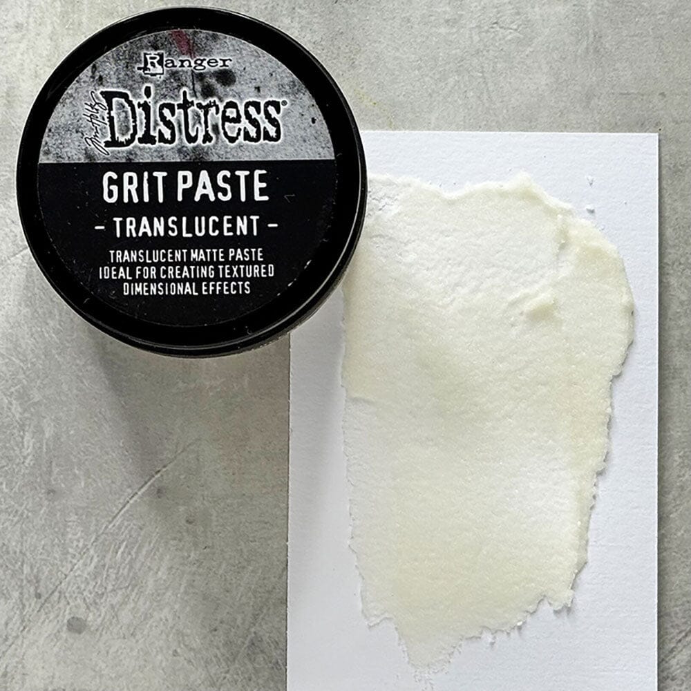 Tim Holtz Distress® Grit-Paste Translucent, 3oz Adhesives & Mediums Distress 