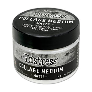 Tim Holtz Distress® Collage Medium Matte, 3oz Adhesives & Mediums Distress 