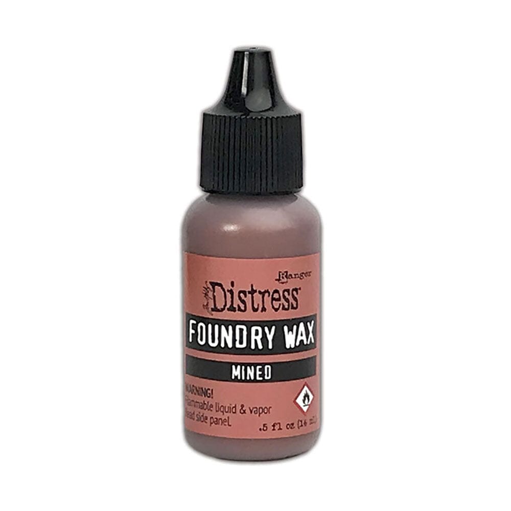 Tim Holtz Distress® Foundry Wax Mined 0.5oz Adhesives & Mediums Distress 