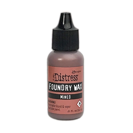 Tim Holtz Distress® Foundry Wax Mined 0.5oz Adhesives & Mediums Distress 