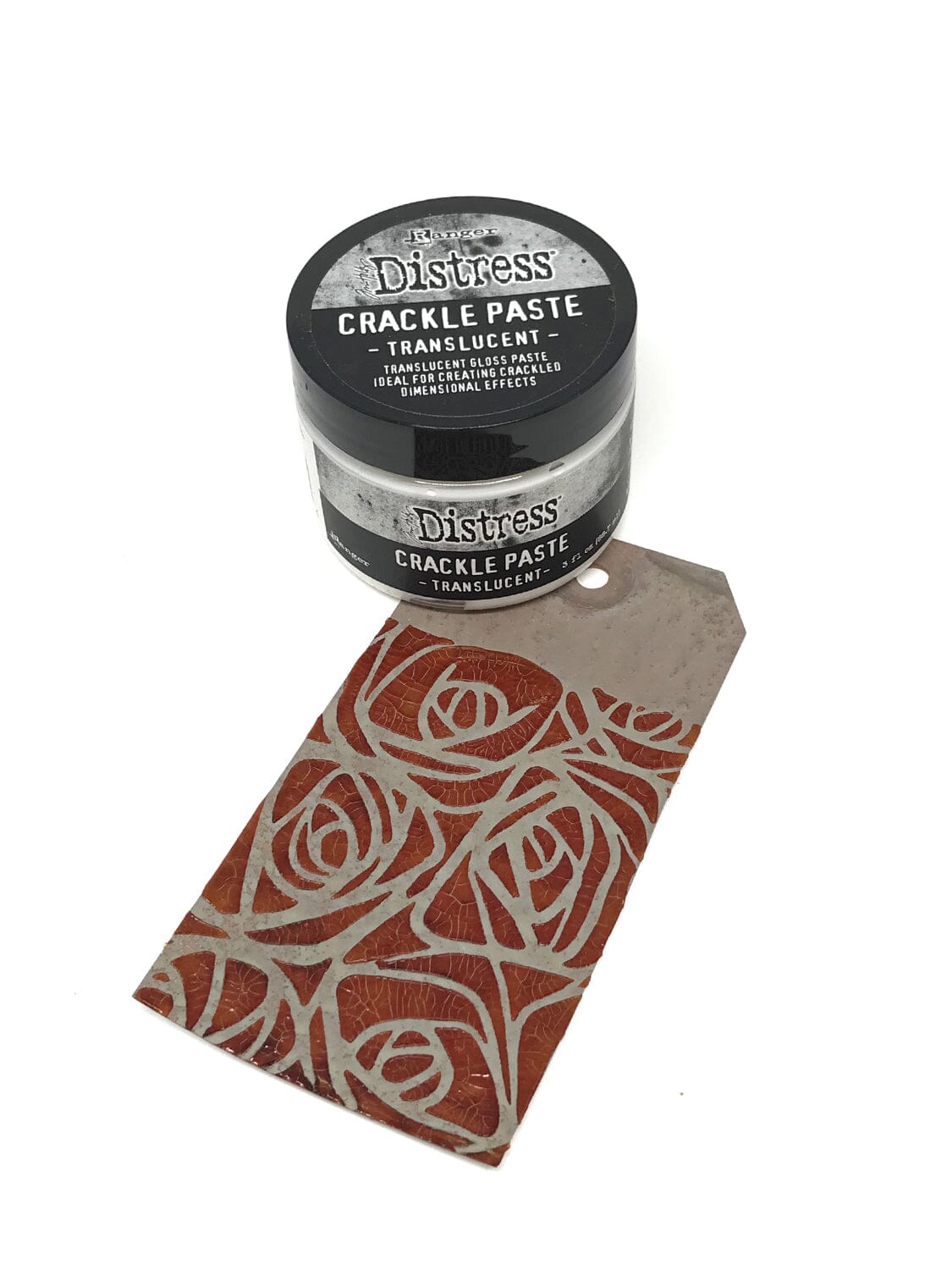 Tim Holtz Distress® Crackle Paste Translucent, 3oz Adhesives & Mediums Distress 