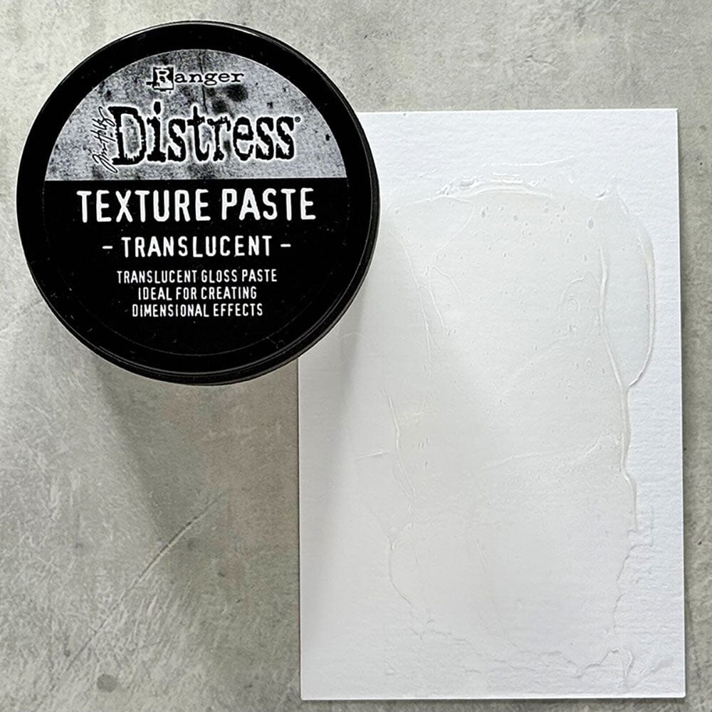 Tim Holtz Distress® Texture Paste Translucent, 3oz Adhesives & Mediums Distress 