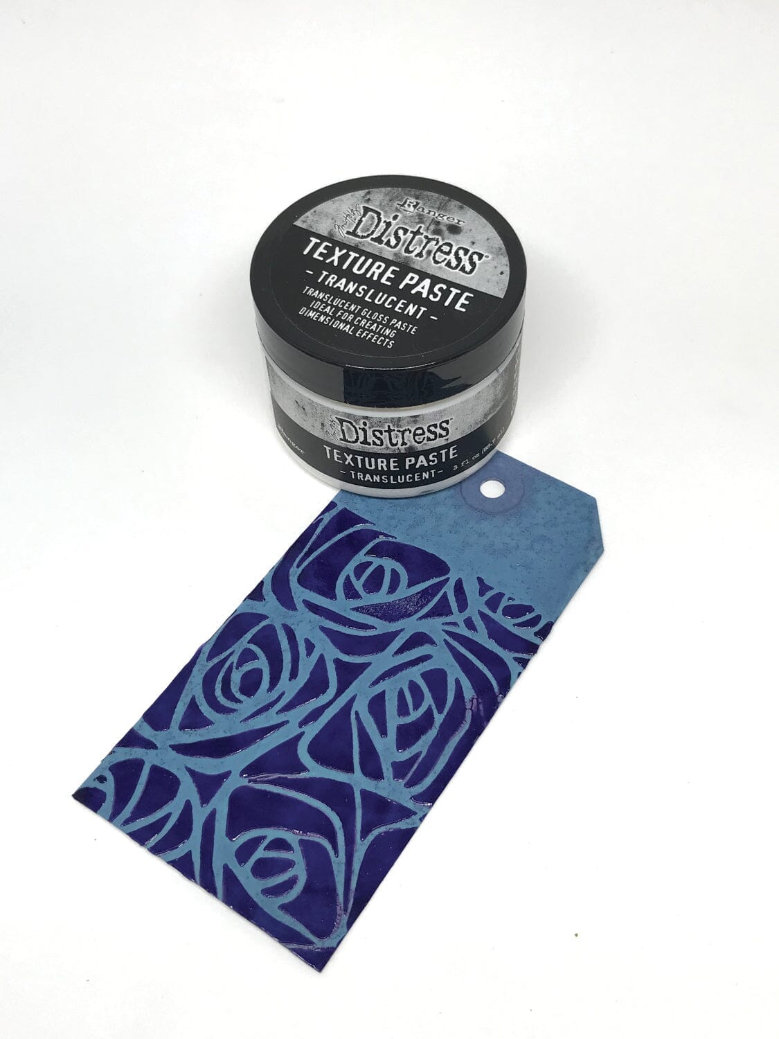 Tim Holtz Distress® Texture Paste Translucent, 3oz Adhesives & Mediums Distress 